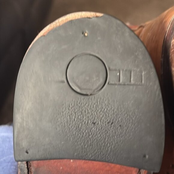 Allen Edmonds "DALTON" Men's Leather Wingtip Dress Boots 10D Walnut - Picture 5 of 16